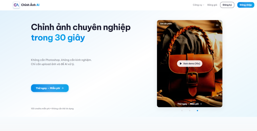 AI Photo Editor interface